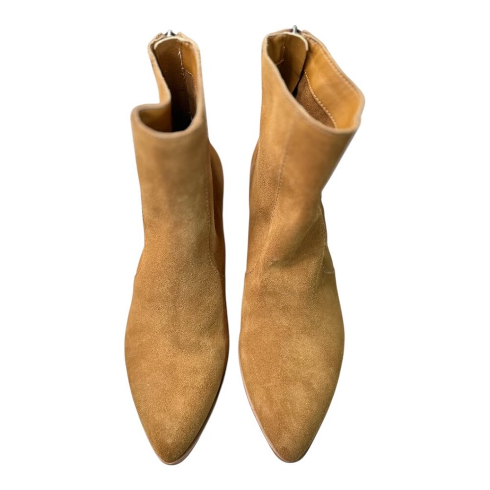 Dolce Vita Camel/Tan Colored Suede Ankle Boots | Women’s Size 8 - Picture 9 of 9